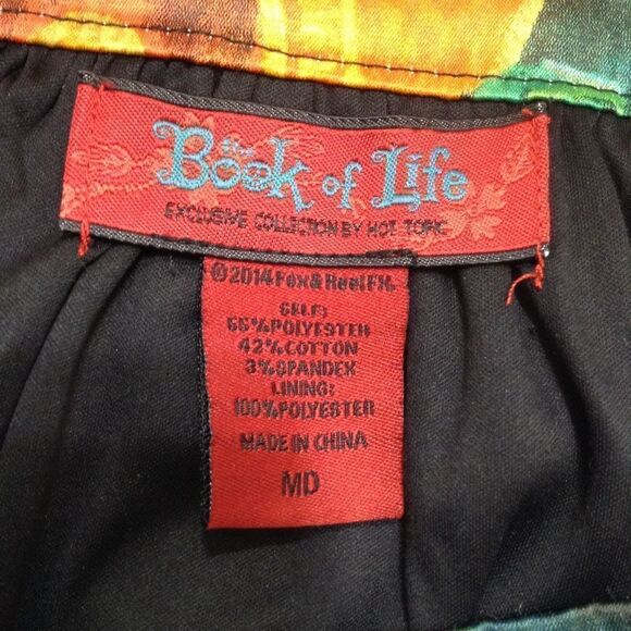 Hot Topic Book Of Life Skater Mini Skirt Size Medium - Picture 4 of 8